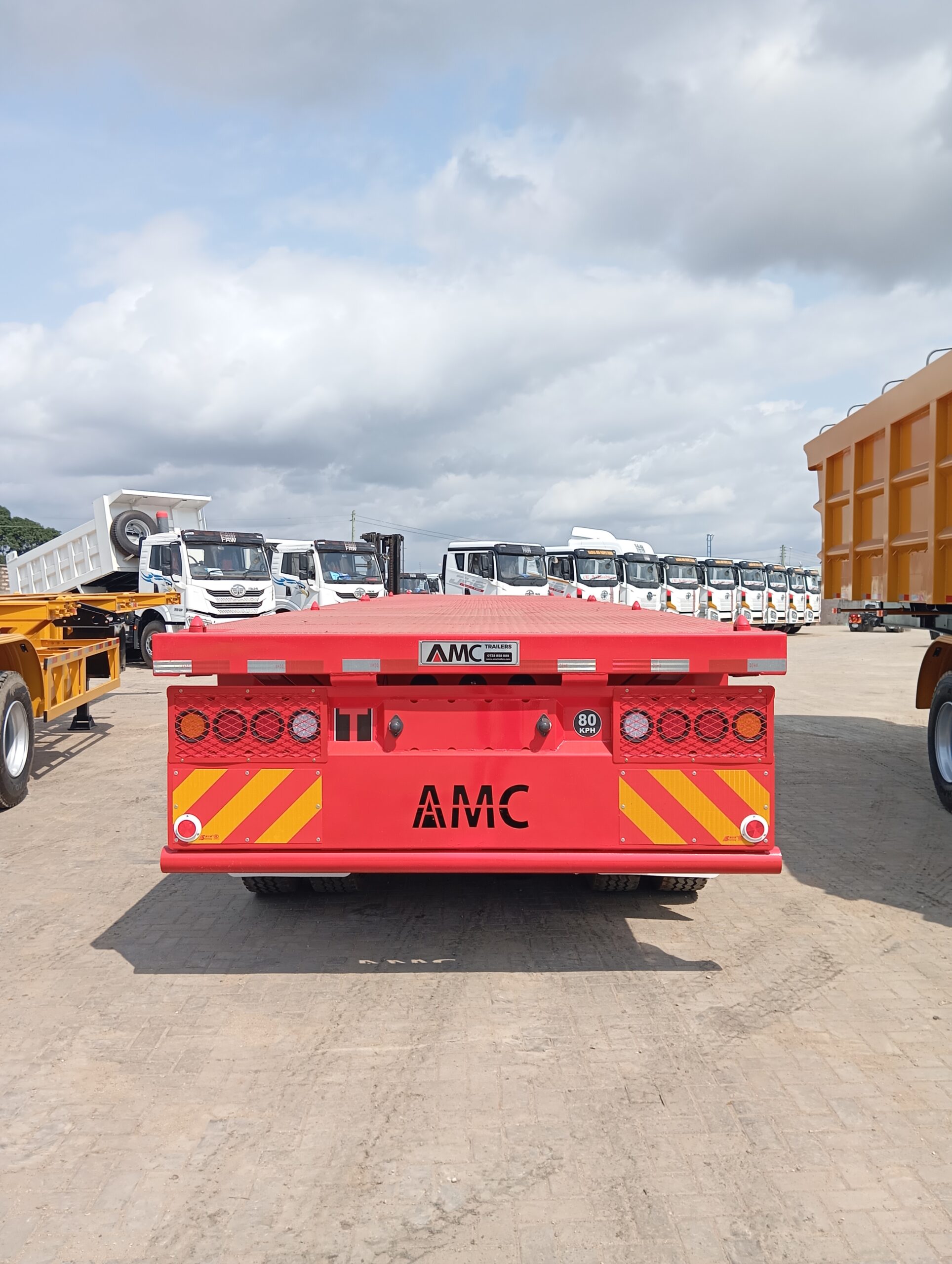 Flatbed Trailer for sale in Kenya by AMC Trailers