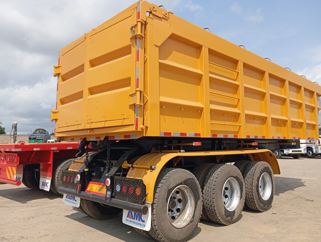 AMC Box Type Trailer for enclosed and secure cargo transport in Kenya