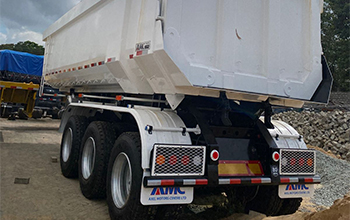 U-type tipping trailer